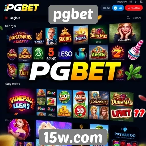 Variedade de jogos disponíveis na plataforma pgbet